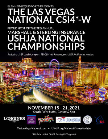 2021 Las Vegas national Prize List cover